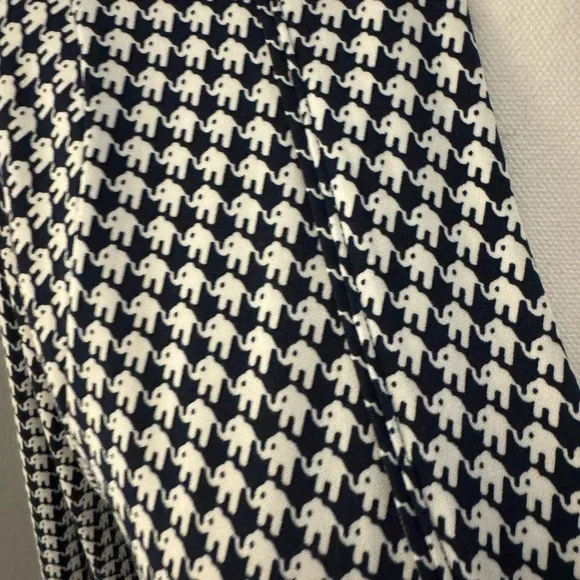 Banana Republic Elephant Print Wrap Dress - Size Medium - Picture 3 of 9